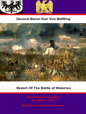 cover image of Sketch of the Battle of Waterloo